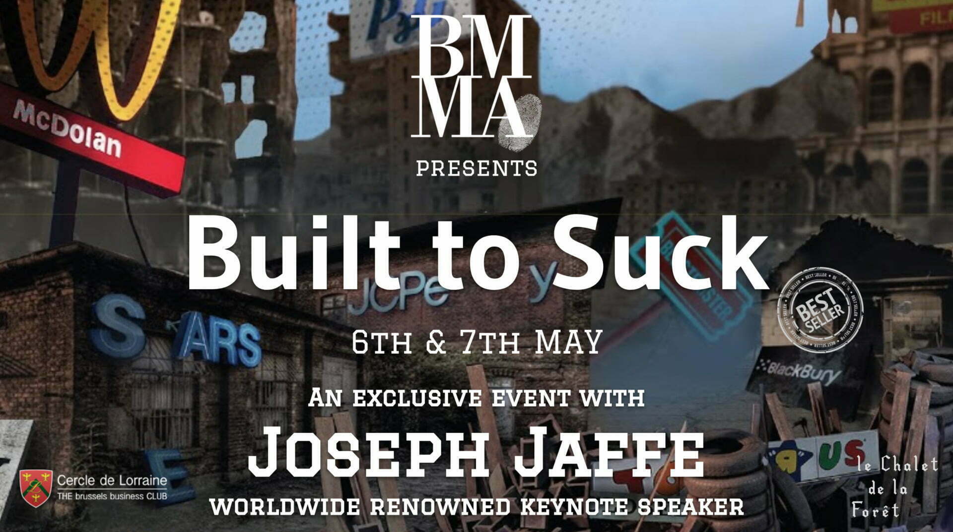 Joseph Jaffe - Built to Suck Exclusive Event presented to you by BMMA