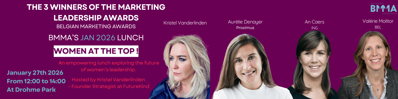 The first Lunch Talk 2026: Women at the top!